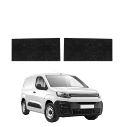 Powłoka techniczna na przednie progi bez wcięcia do Citroen Berlingo VAN (2018-2026) GRIZZ 2w1 HeavyDuty Czarna