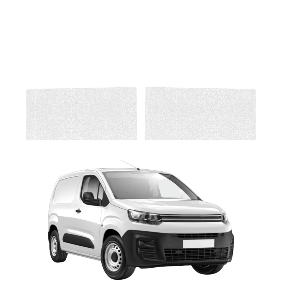 Powłoka techniczna na przednie progi bez wcięcia do Citroen Berlingo VAN (2018-2026) GRIZZ 2w1 HeavyDuty Bezbarwna
