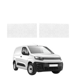 Powłoka techniczna na przednie progi bez wcięcia do Citroen Berlingo VAN (2018-2026) GRIZZ 2w1 HeavyDuty Biała