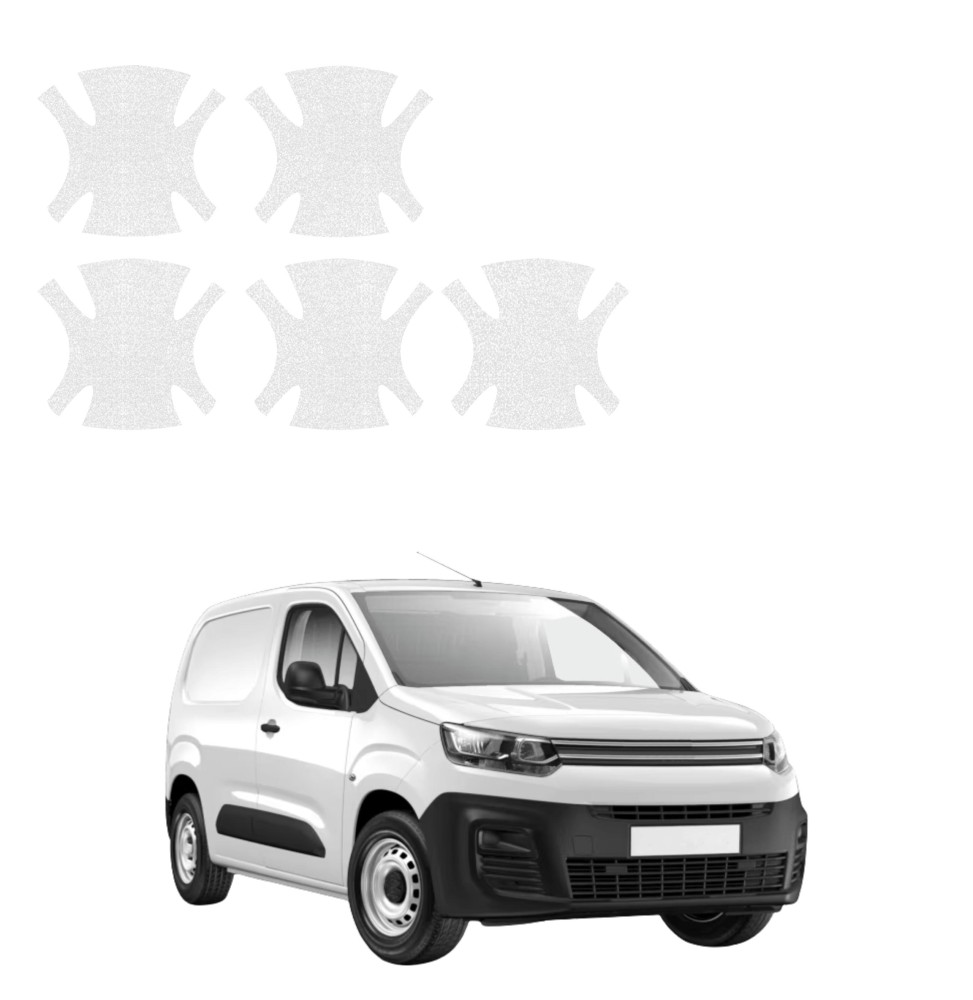 Powłoka techniczna pod klamki do Citroen Berlingo VAN (2018-2026) GRIZZ 5w1 HeavyDuty Bezbarwna