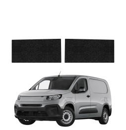 Powłoka techniczna na przednie progi bez wcięcia do Fiat Doblo Cargo (2018-2026) GRIZZ 2w1 HeavyDuty Czarna