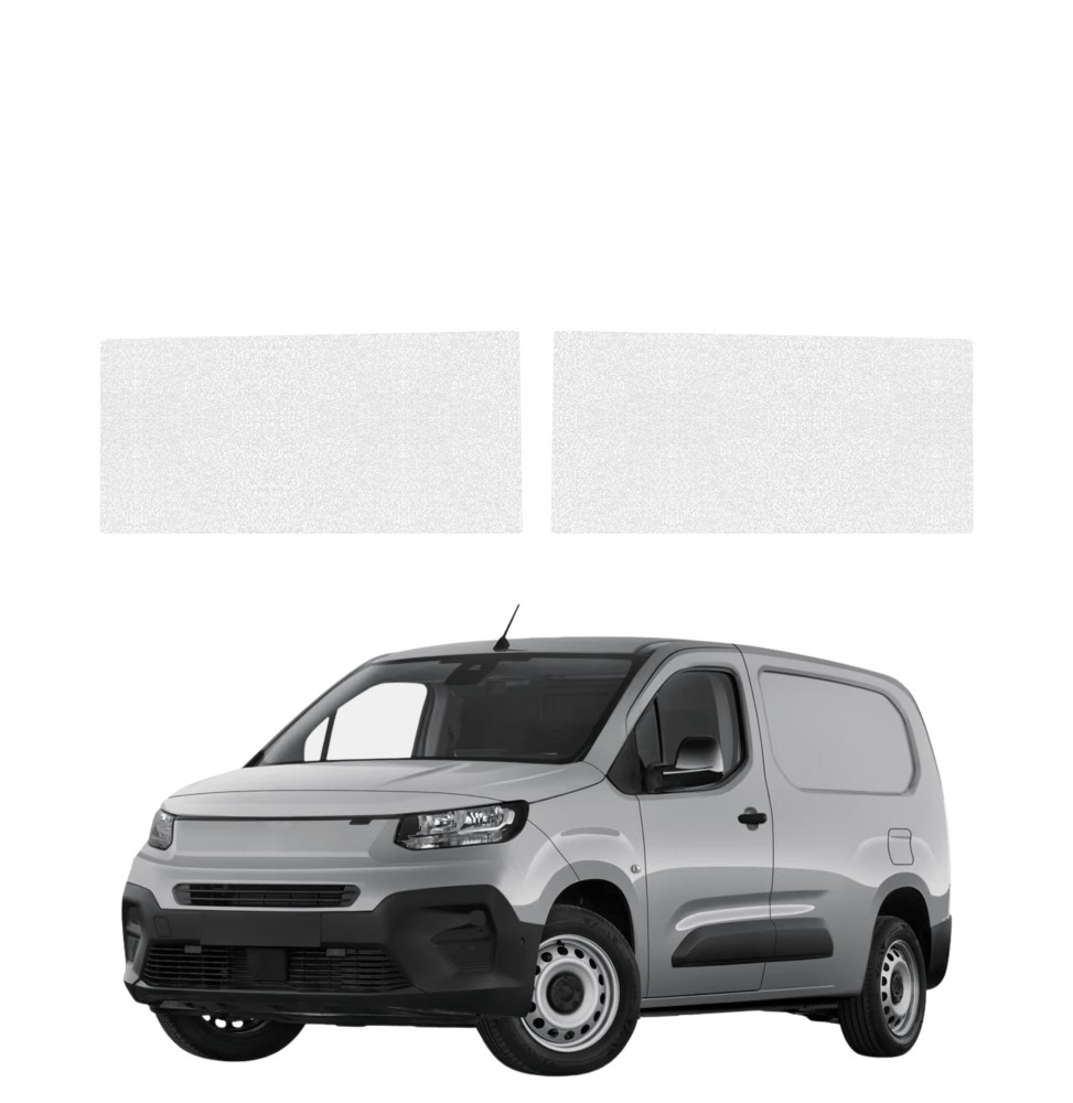Powłoka techniczna na przednie progi bez wcięcia do Fiat Doblo Cargo (2018-2026) GRIZZ 2w1 HeavyDuty Bezbarwna
