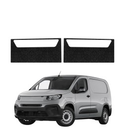 Powłoka techniczna na progi przednie do Fiat Doblo Cargo (2018-2026) GRIZZ 2w1 HeavyDuty Czarna