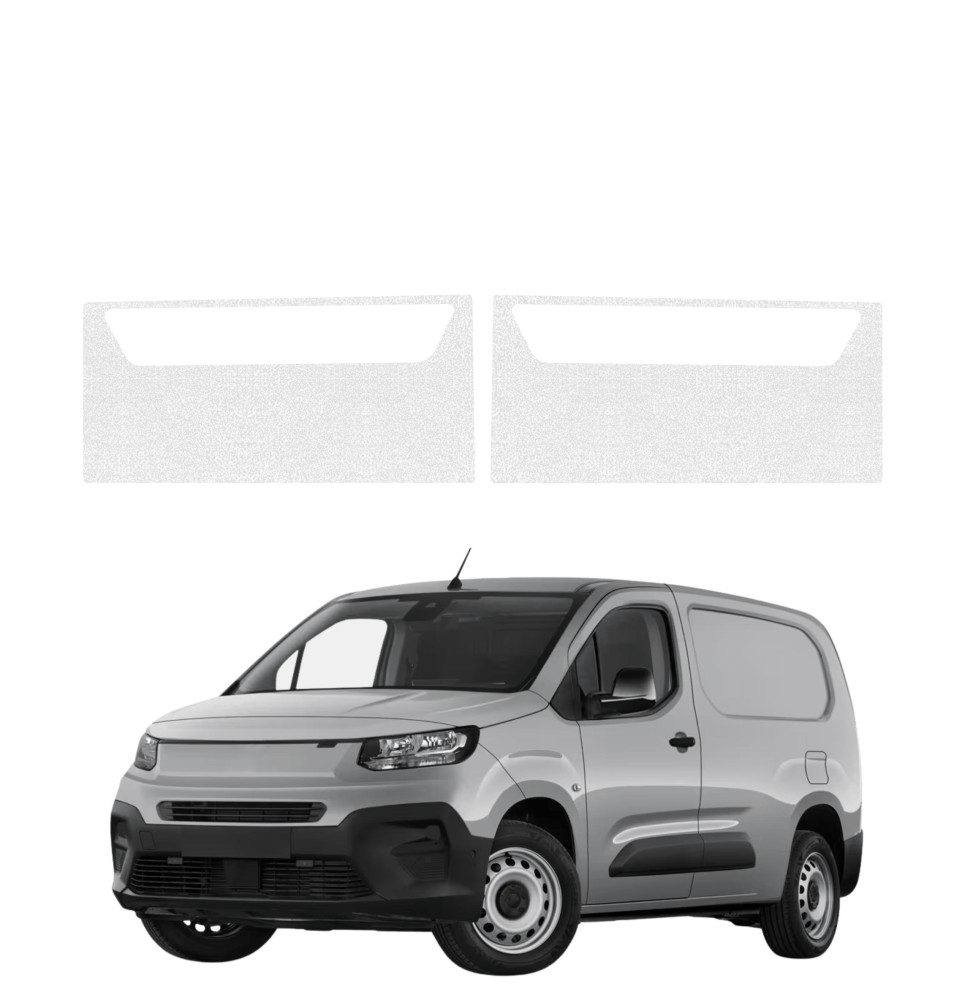 Powłoka techniczna na progi przednie Fiat Doblo Cargo (2018-2026) GRIZZ 2w1 HeavyDuty Bezbarwna