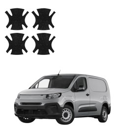 Powłoka techniczna pod klamki do Fiat Doblo Cargo (2018-2026) GRIZZ 4w1 HeavyDuty Czarna