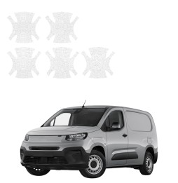 Powłoka techniczna pod klamki do Fiat Doblo Cargo (2018-2026) GRIZZ 5w1 HeavyDuty Biała