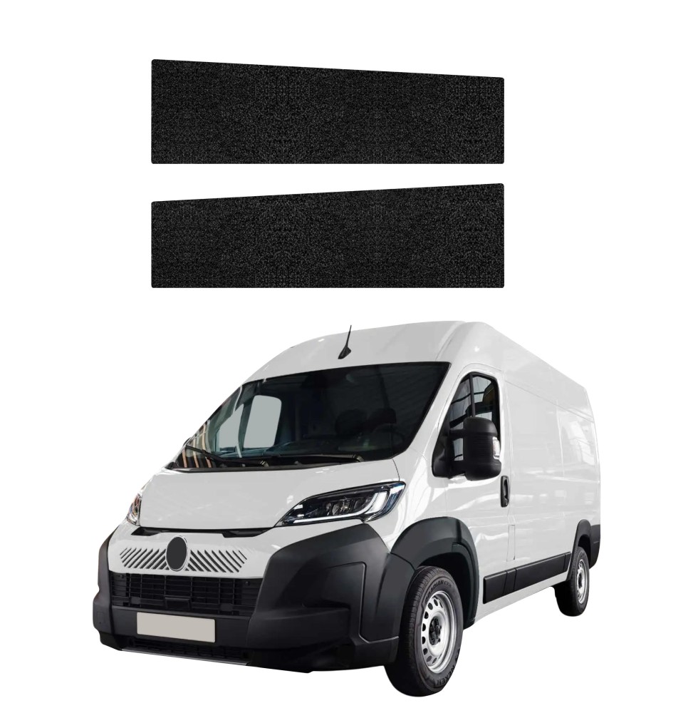 Powłoka techniczna na progi przednie do Citroen Jumper (2006-2026) GRIZZ 2w1 HeavyDuty Czarna