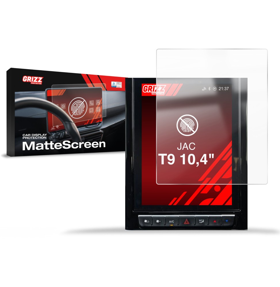 Folia antyodciskowa na ekran JAC T9 10,4" (2025-2026) matowa Grizz
