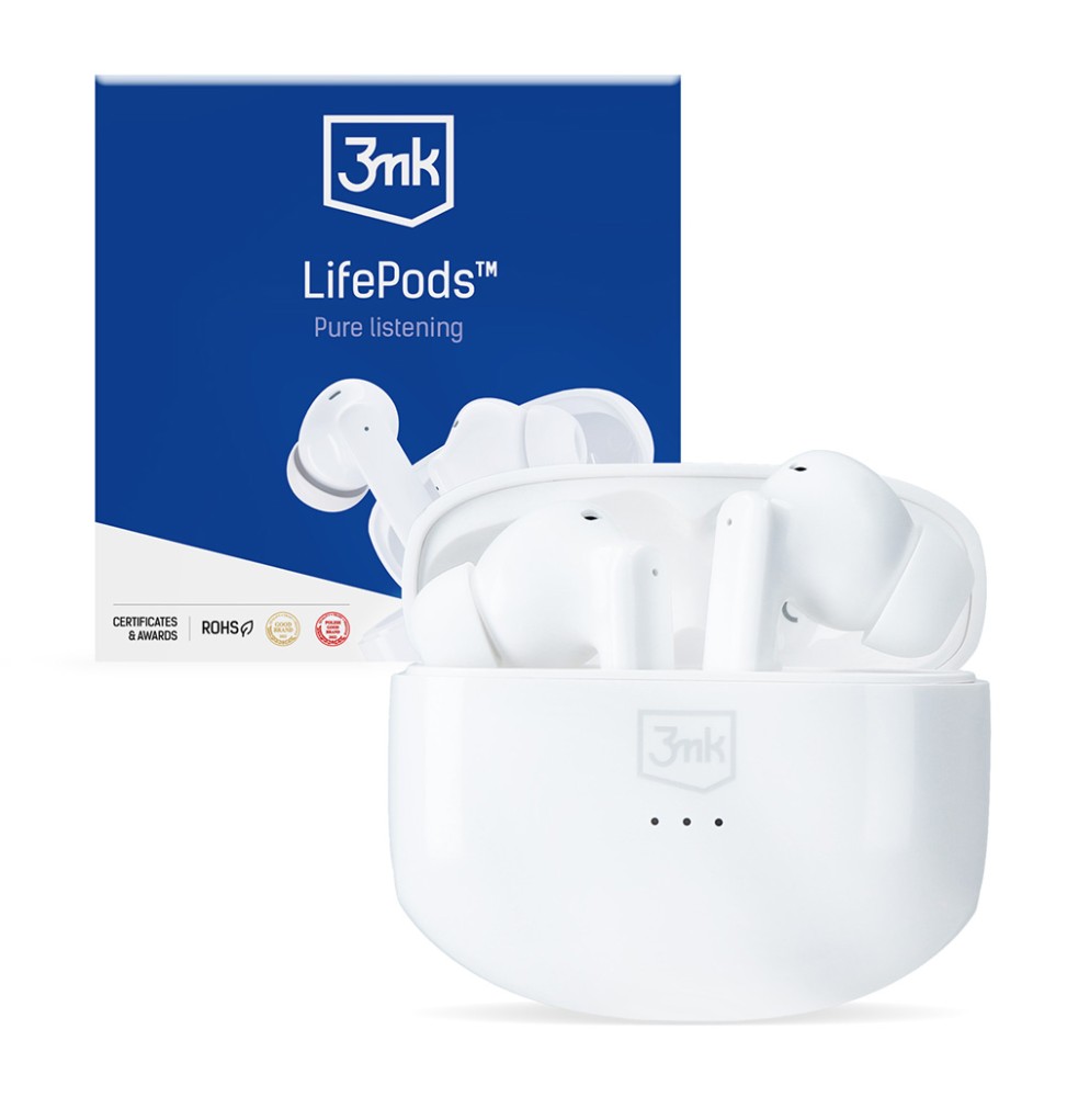 Słuchawki bezprzewodowe z ANC - 3mk LifePods