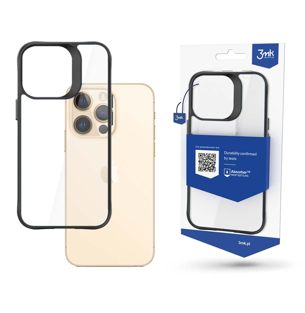 Etui z satynową ramką na iPhone 13 Pro - 3mk Satin Armor Case+