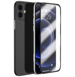 GrizzGlass SkinnyFit360 do Apple iPhone 12 Czarne