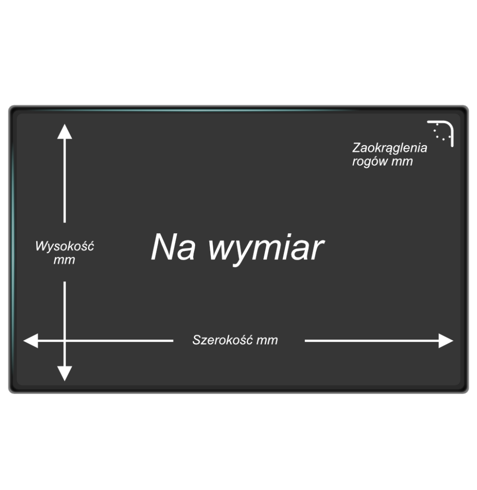 Folia antyodciskowa na wymiar, przekątna ekranu do 11"