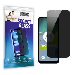 Sekretne szkło hybrydowe do Motorola Moto E13 prywatyzujące Grizz SecretGlass