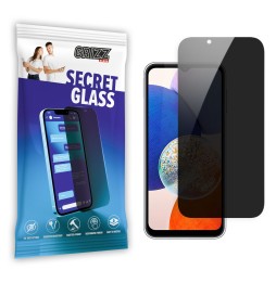 Sekretne szkło hybrydowe do Samsung Galaxy A14 5G prywatyzujące Grizz SecretGlass