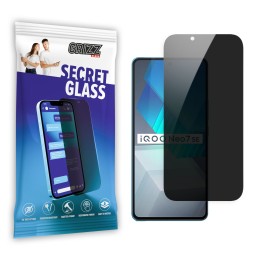 Sekretne szkło hybrydowe do Vivo iQOO Neo7 SE prywatyzujące Grizz SecretGlass