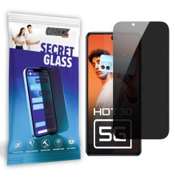 Sekretne szkło hybrydowe do Infinix Hot 30 5G prywatyzujące Grizz SecretGlass