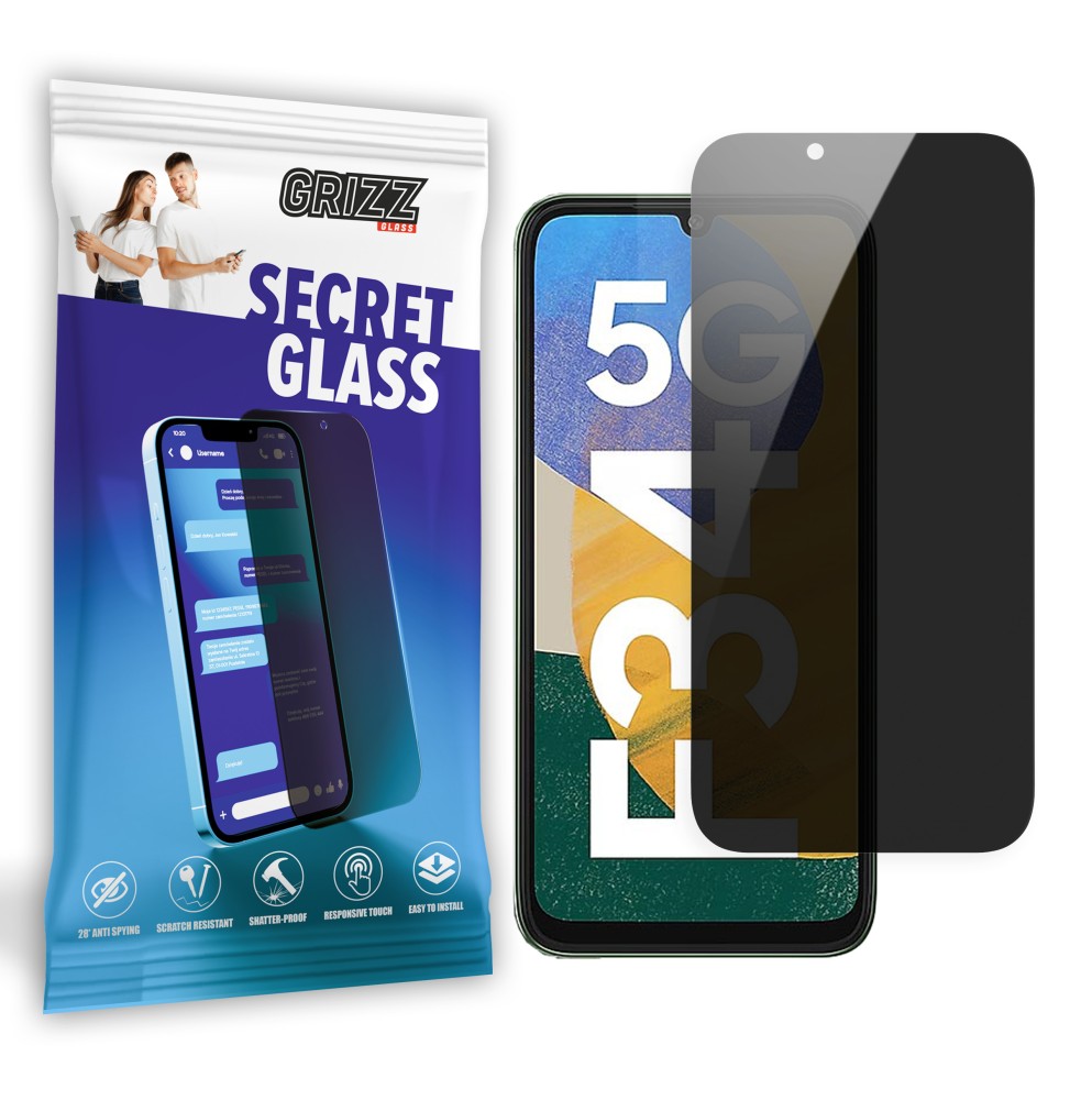 Sekretne szkło hybrydowe do Samsung Galaxy F34 5G prywatyzujące Grizz SecretGlass