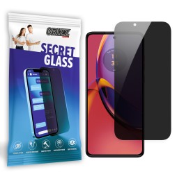 Sekretne szkło hybrydowe do Motorola Moto G84 prywatyzujące Grizz SecretGlass