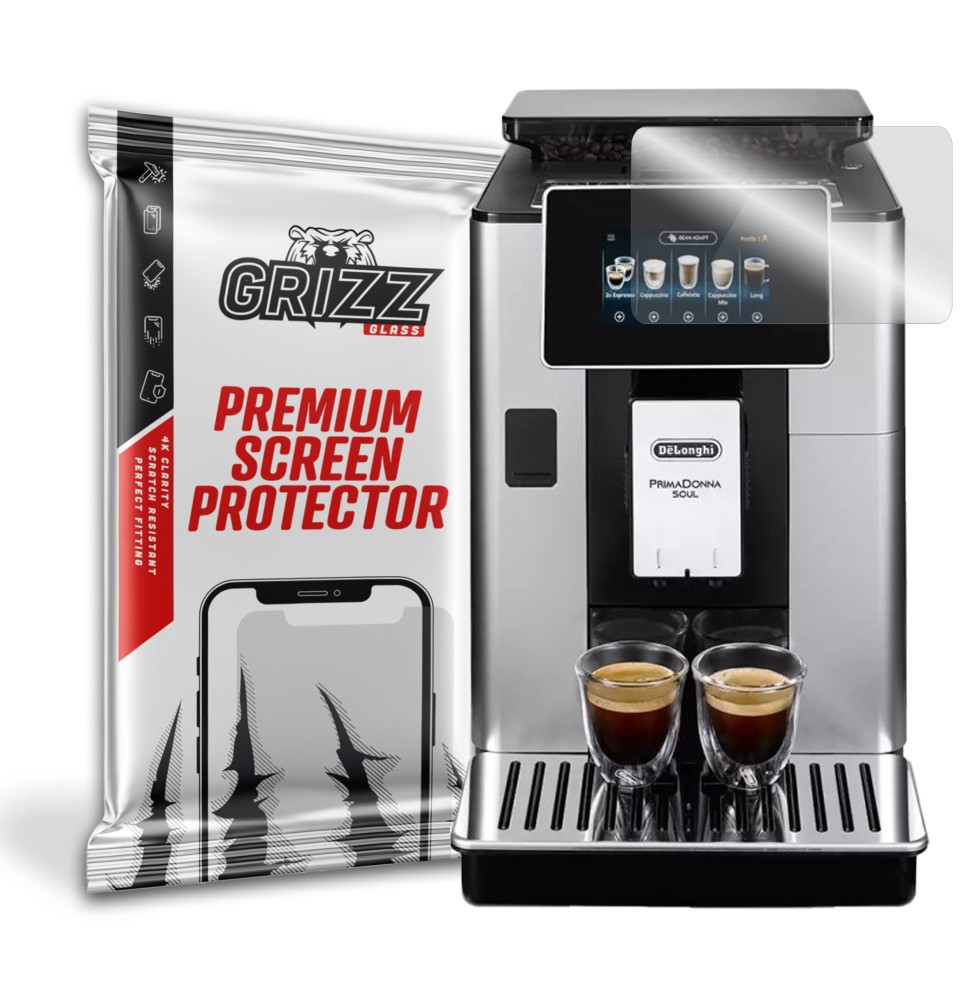 Szkło hybrydowe Grizz do DeLonghi Primadonna Soul ECAM612.55.SB