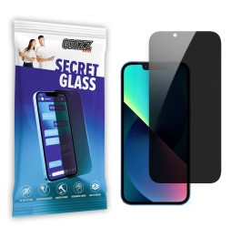 Sekretne szkło hybrydowe do Apple iPhone 13 Mini prywatyzujące Grizz SecretGlass