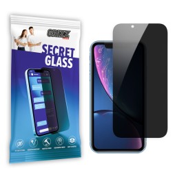 Sekretne szkło hybrydowe do Apple iPhone Xr prywatyzujące Grizz SecretGlass