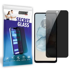 Sekretne szkło hybrydowe do Motorola Moto G24 Power prywatyzujące Grizz SecretGlass