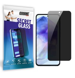 Sekretne szkło hybrydowe do Samsung Galaxy A55 prywatyzujące Grizz SecretGlass