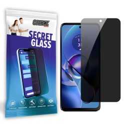 Sekretne szkło hybrydowe do Motorola Moto G64 prywatyzujące Grizz SecretGlass