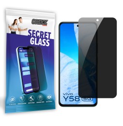 Sekretne szkło hybrydowe do Vivo Y58 prywatyzujące Grizz SecretGlass