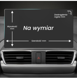 Folia antyodciskowa na wymiar, przekątna ekranu...
