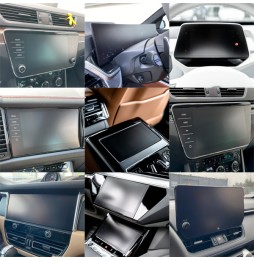 Folia matowa Grizz do BMW X6M F96 Live Cockpit Sensor 12,3" (2019-2023)
