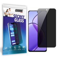 Sekretne szkło hybrydowe do Realme 12 4G prywatyzujące Grizz SecretGlass