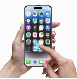 Szkło hybrydowe z ramką do montażu Grizz Easy do Apple iPhone 13