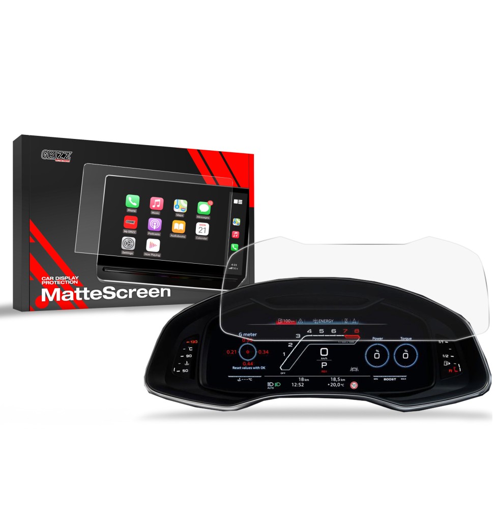 Folia matowa Grizz do Audi Q7 Virtual Cockpit 12,3" (2019-2024)