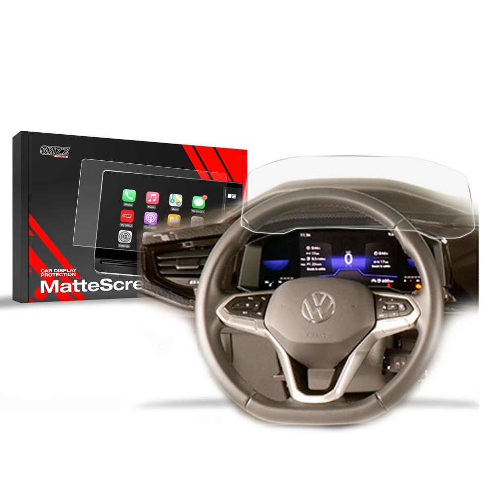 Folia matowa Grizz do Volkswagen VW Polo Digital Cockpit 8" (2023-2024)