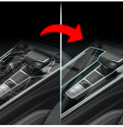 2w1 Grizz folia ochronna do wnętrza BMW 5 G60 (2023-2024) Błyszcząca PianoSkin