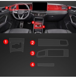 4w1 Grizz folia ochronna do wnętrza Volkswagen VW Tiguan 3 (2024) Matowa PianoSkin