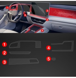 5w1 Grizz folia ochronna do wnętrza Volkswagen Passat B9 (2024) Matowa PianoSkin