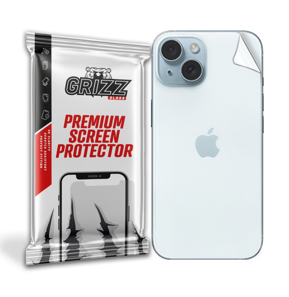 Folia na tył Grizz do Apple iPhone 15