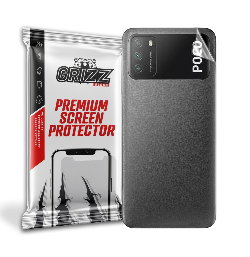 Folia na tył Grizz do Xiaomi POCO M3