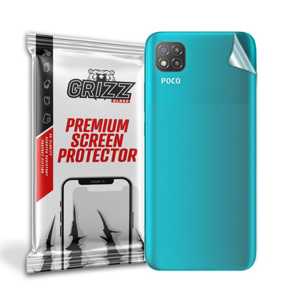 Folia na tył Grizz do Xiaomi POCO C3