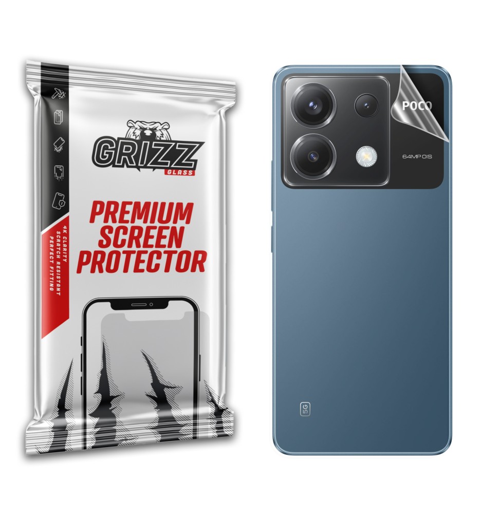 Folia na tył Grizz do Xiaomi POCO X6
