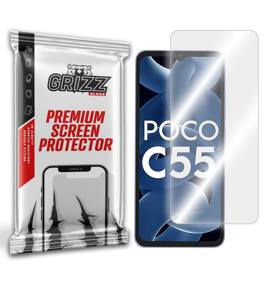 Szkło hybrydowe Grizz do Xiaomi POCO C55