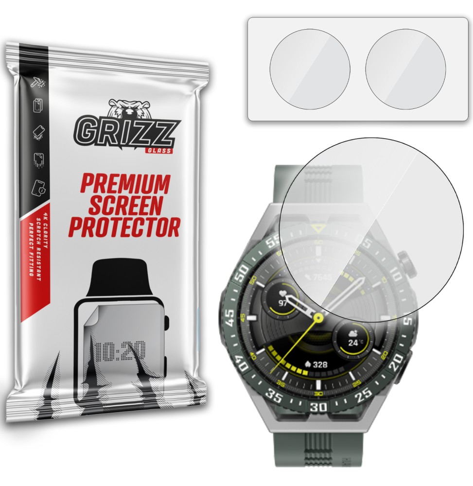 Szkło hybrydowe Grizz do Huawei Watch GT 3 SE 46mm