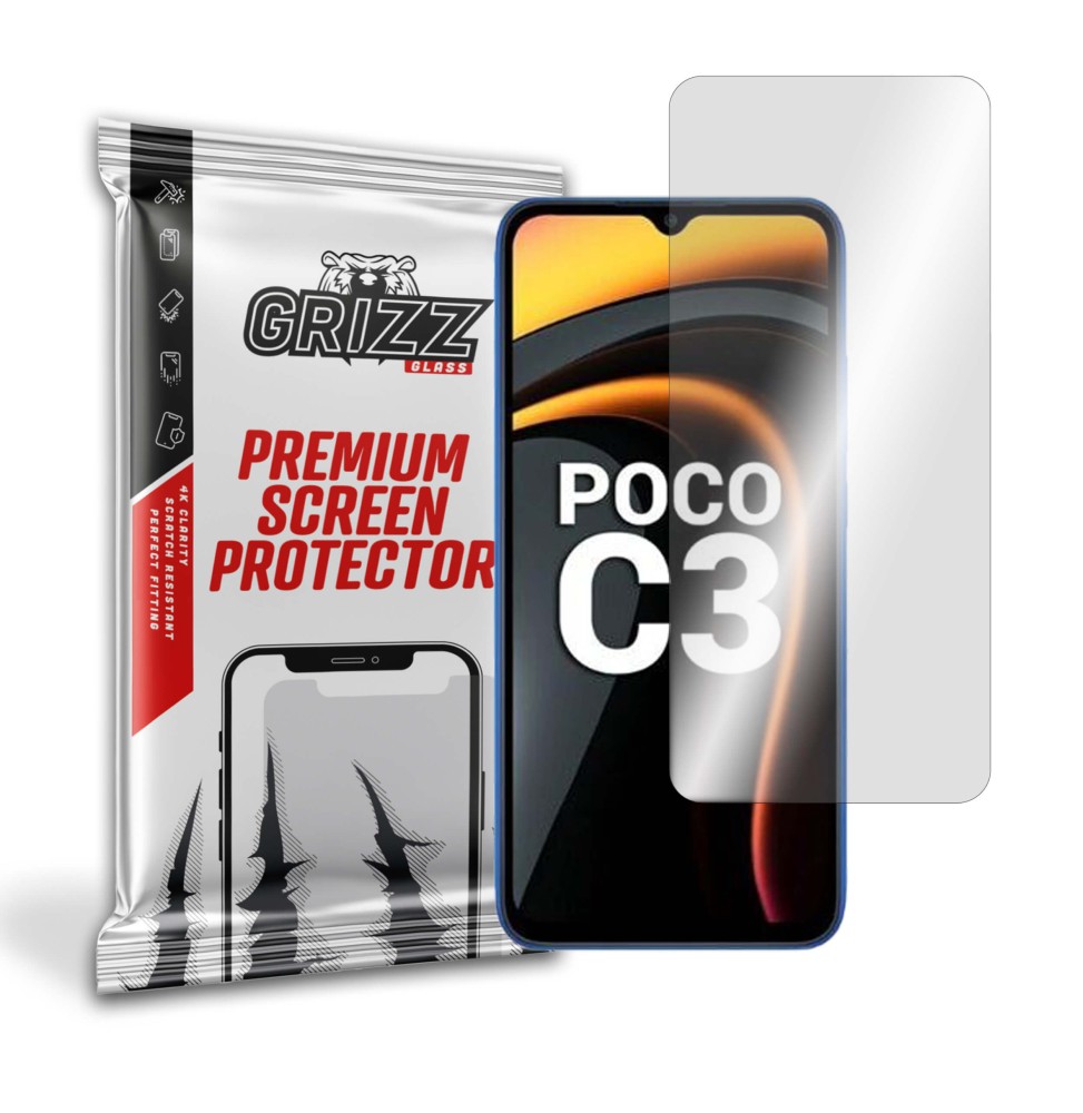 Szkło hybrydowe Grizz do Xiaomi POCO C3
