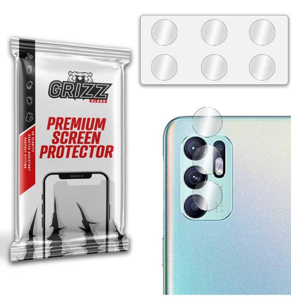 Szkło na aparat Grizz do OPPO Reno6 5G
