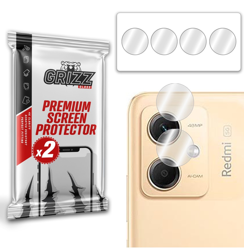 Szkło na aparat Grizz do Xiaomi Redmi Note 12R