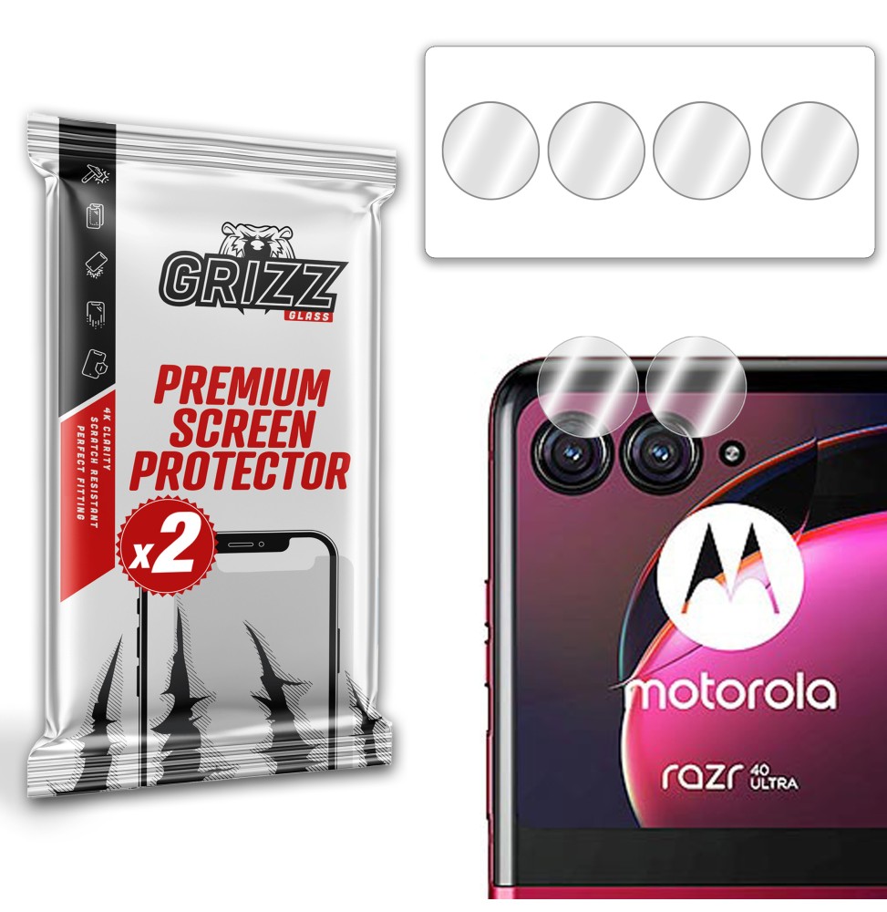 Szkło na aparat Grizz do Motorola Razr 40 Ultra
