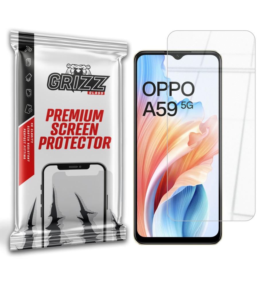 Szkło hybrydowe Grizz do Oppo A59