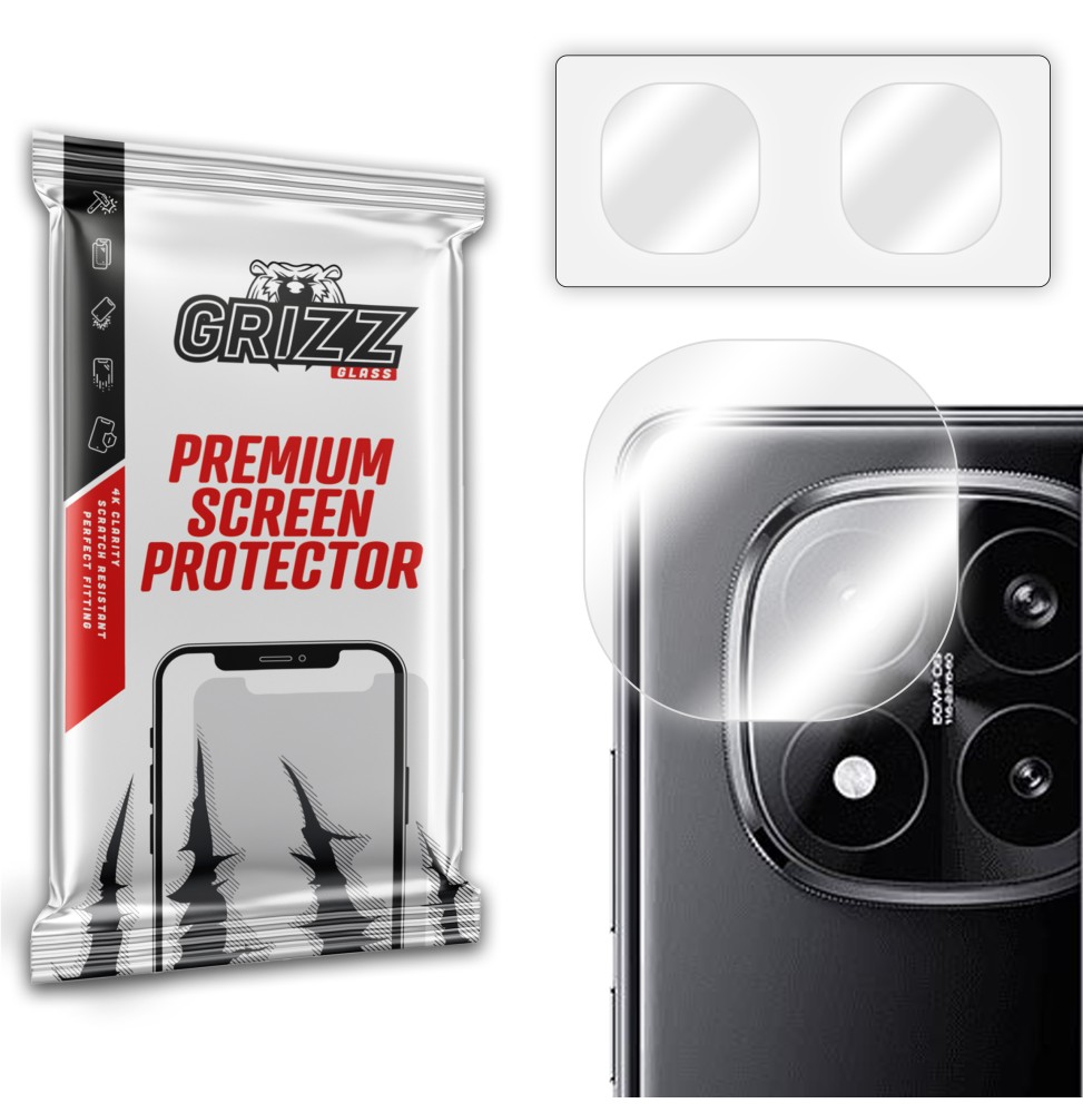 Szkło na aparat Grizz do Xiaomi Redmi Note 14 Pro Plus